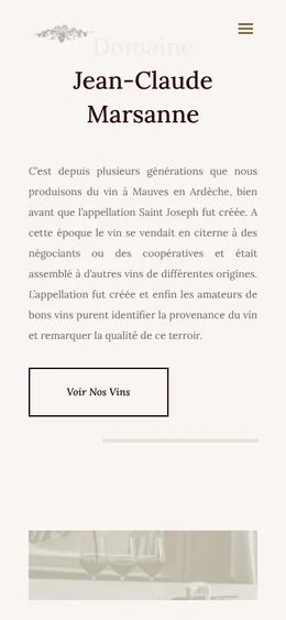 Domaine Marsanne : Site de domaine viticole, Ardèche