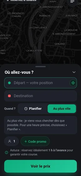PRIVVERT, l’app : Application de réservation